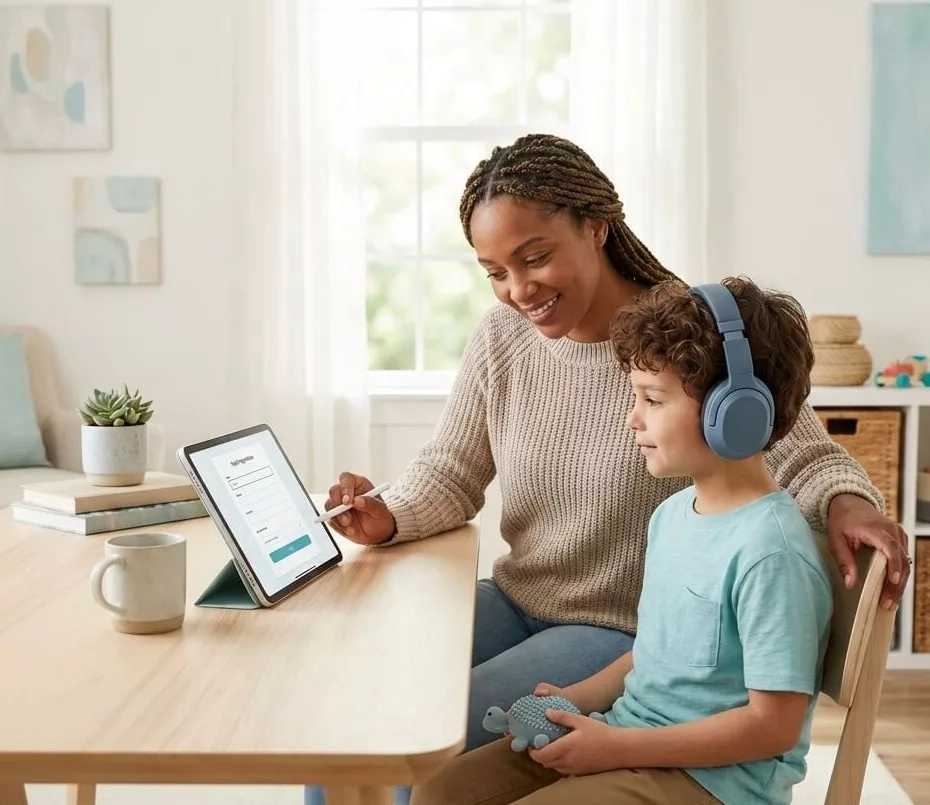 Parent registering child